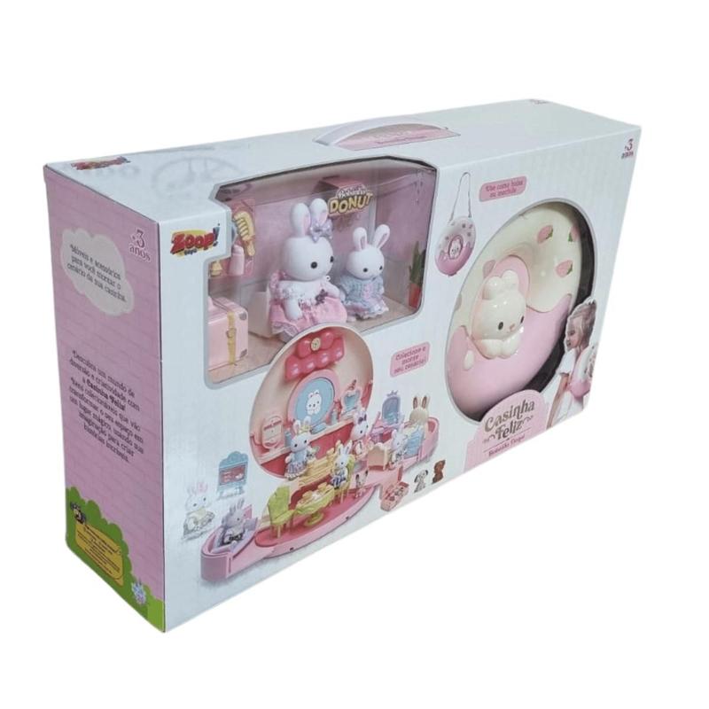 Casinha Feliz Conjunto Bolsa Donut ZP01375 - Zoop Toys - Casinha